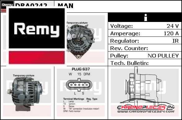 Achat de REMY DRA0242 Alternateur pas chères