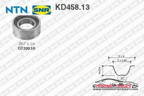 Achat de SNR KD458.13 Kit de distribution pas chères