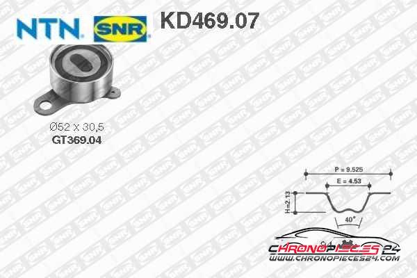 Achat de SNR KD469.07 Kit de distribution pas chères