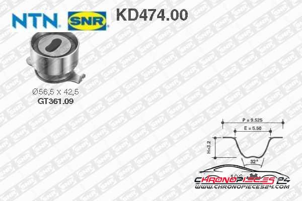 Achat de SNR KD474.00 Kit de distribution pas chères