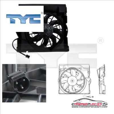 Achat de TYC 803-0009 Ventilateur, refroidissement du moteur pas chères