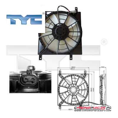 Achat de TYC 809-0015 Ventilateur, refroidissement du moteur pas chères