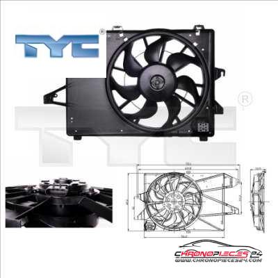 Achat de TYC 810-0009 Ventilateur, refroidissement du moteur pas chères