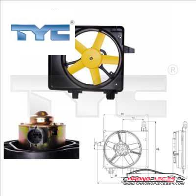 Achat de TYC 810-0031 Ventilateur, refroidissement du moteur pas chères