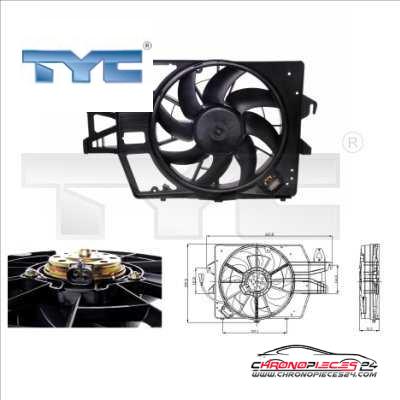 Achat de TYC 810-0038 Ventilateur, refroidissement du moteur pas chères