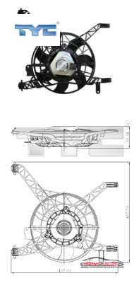 Achat de TYC 810-0041 Ventilateur, refroidissement du moteur pas chères