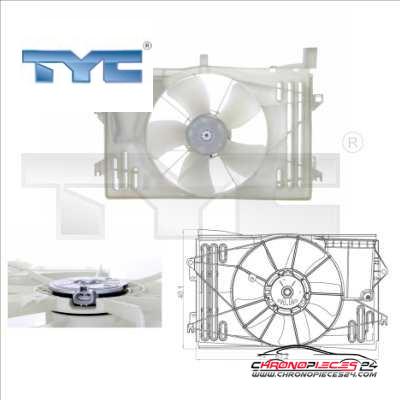 Achat de TYC 836-0013 Ventilateur, refroidissement du moteur pas chères