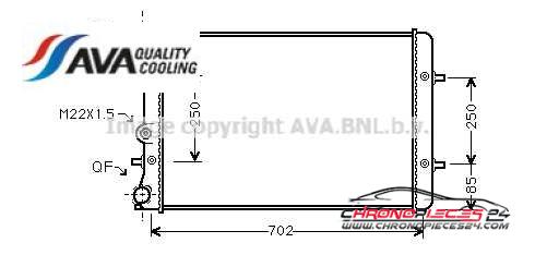 Achat de AVA QUALITY COOLING AI2155 Radiateur, refroidissement du moteur pas chères