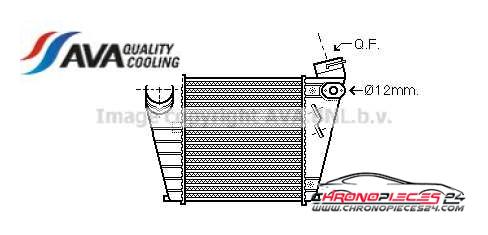 Achat de AVA QUALITY COOLING AIA4200 Intercooler, échangeur pas chères