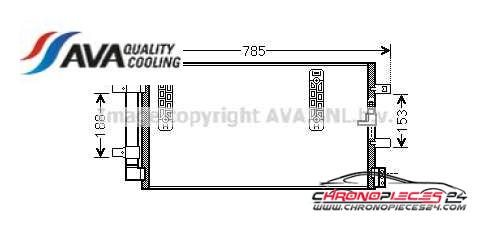 Achat de AVA QUALITY COOLING AIA5297D Condenseur, climatisation pas chères