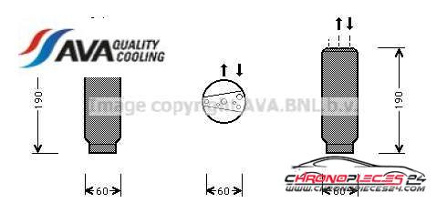 Achat de AVA QUALITY COOLING ALD003 Filtre déshydratant, climatisation pas chères