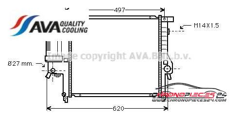 Achat de AVA QUALITY COOLING BW2124 Radiateur, refroidissement du moteur pas chères