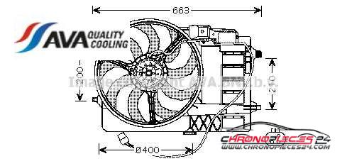 Achat de AVA QUALITY COOLING BW7516 Ventilateur, refroidissement du moteur pas chères