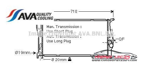 Achat de AVA QUALITY COOLING BWA2293 Radiateur, refroidissement du moteur pas chères