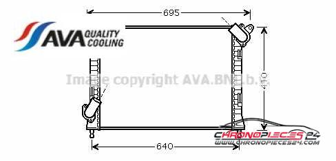 Achat de AVA QUALITY COOLING BWA2307 Radiateur, refroidissement du moteur pas chères