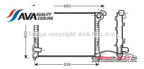 Achat de AVA QUALITY COOLING BWA2314 Radiateur, refroidissement du moteur pas chères