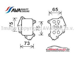 Achat de AVA QUALITY COOLING CN3309 Radiateur d'huile pas chères