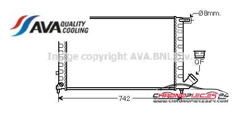 Achat de AVA QUALITY COOLING CNA2159 Radiateur, refroidissement du moteur pas chères