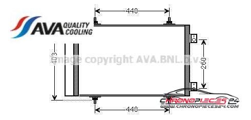 Achat de AVA QUALITY COOLING CNA5263D Condenseur, climatisation pas chères