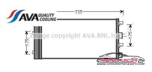 Achat de AVA QUALITY COOLING DAA5004D Condenseur, climatisation pas chères