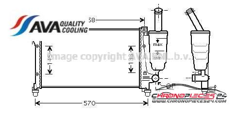 Achat de AVA QUALITY COOLING FTA2368 Radiateur, refroidissement du moteur pas chères