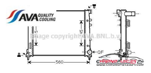 Achat de AVA QUALITY COOLING FTA2387 Radiateur, refroidissement du moteur pas chères