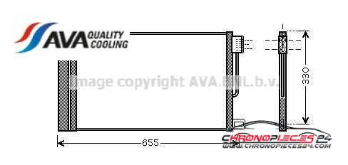 Achat de AVA QUALITY COOLING FTA5314D Condenseur, climatisation pas chères