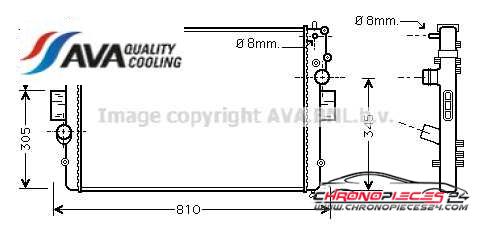 Achat de AVA QUALITY COOLING IVA2057 Radiateur, refroidissement du moteur pas chères