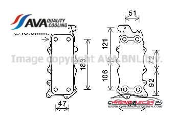 Achat de AVA QUALITY COOLING MS3685 Radiateur d'huile pas chères