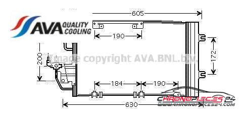 Achat de AVA QUALITY COOLING OL5454D Condenseur, climatisation pas chères