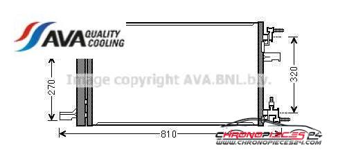 Achat de AVA QUALITY COOLING OLA5499D Condenseur, climatisation pas chères