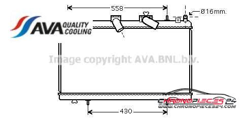 Achat de AVA QUALITY COOLING PE2296 Radiateur, refroidissement du moteur pas chères