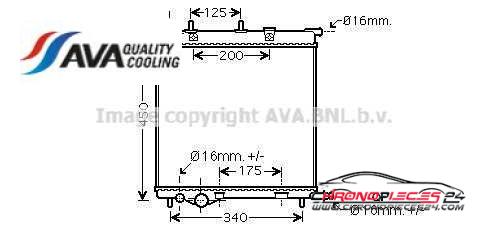 Achat de AVA QUALITY COOLING PE2368 Radiateur, refroidissement du moteur pas chères