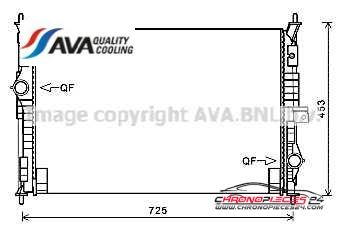 Achat de AVA QUALITY COOLING PE2386 Radiateur, refroidissement du moteur pas chères