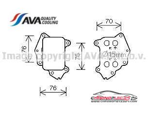 Achat de AVA QUALITY COOLING PE3396 Radiateur d'huile pas chères