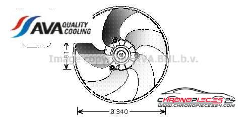 Achat de AVA QUALITY COOLING PE7522 Ventilateur, refroidissement du moteur pas chères