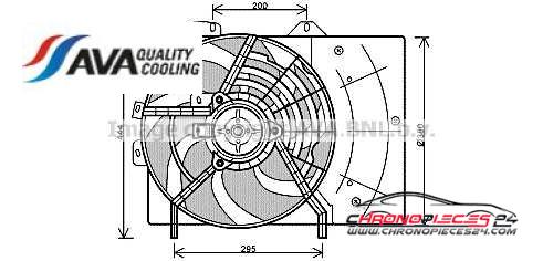 Achat de AVA QUALITY COOLING PE7539 Ventilateur, refroidissement du moteur pas chères