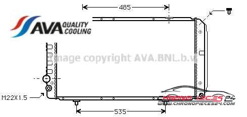 Achat de AVA QUALITY COOLING PEA2146 Radiateur, refroidissement du moteur pas chères