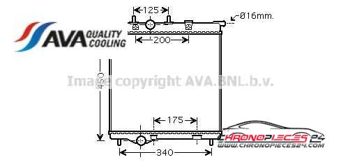 Achat de AVA QUALITY COOLING PEA2298 Radiateur, refroidissement du moteur pas chères