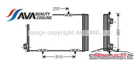 Achat de AVA QUALITY COOLING PEA5291D Condenseur, climatisation pas chères