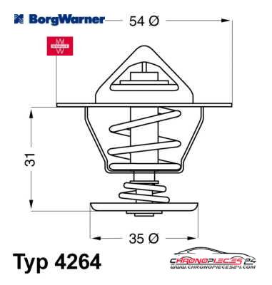 Achat de WAHLER 4264.84D Thermostat d'eau pas chères