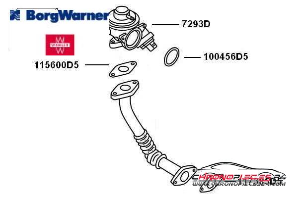 Achat de WAHLER 7293D Vanne EGR pas chères