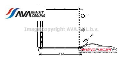 Achat de AVA QUALITY COOLING RTA2063 Radiateur, refroidissement du moteur pas chères