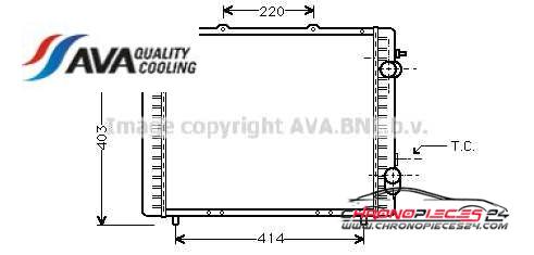 Achat de AVA QUALITY COOLING RTA2159 Radiateur, refroidissement du moteur pas chères