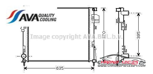 Achat de AVA QUALITY COOLING RTA2303 Radiateur, refroidissement du moteur pas chères