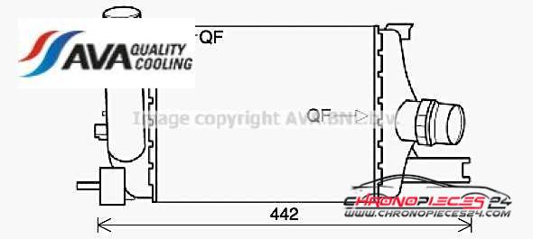 Achat de AVA QUALITY COOLING RTA4602 Intercooler, échangeur pas chères