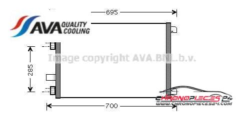 Achat de AVA QUALITY COOLING RTA5305 Condenseur, climatisation pas chères