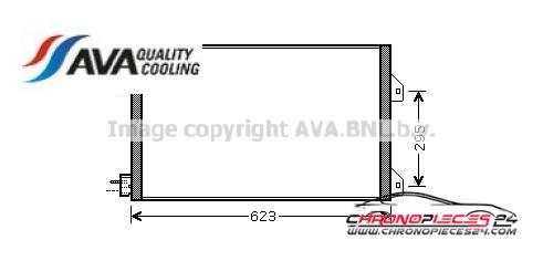 Achat de AVA QUALITY COOLING RTA5347 Condenseur, climatisation pas chères