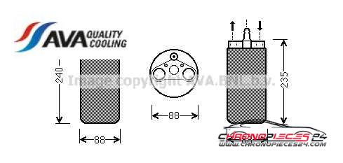 Achat de AVA QUALITY COOLING RTD453 Filtre déshydratant, climatisation pas chères