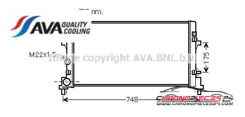 Achat de AVA QUALITY COOLING STA2041 Radiateur, refroidissement du moteur pas chères